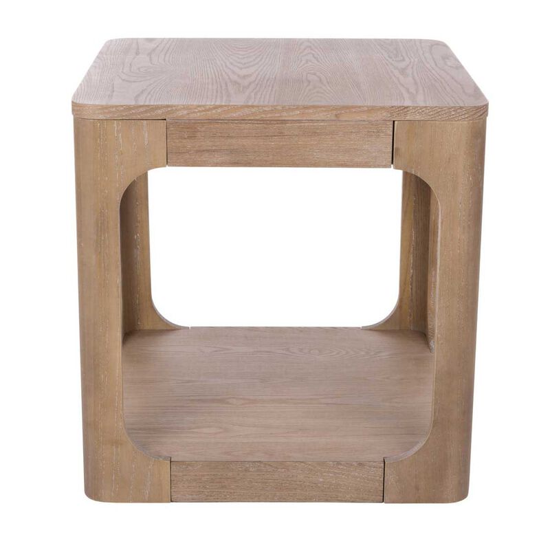 Amalfi Owen Side Table - Natural Wash image number 0